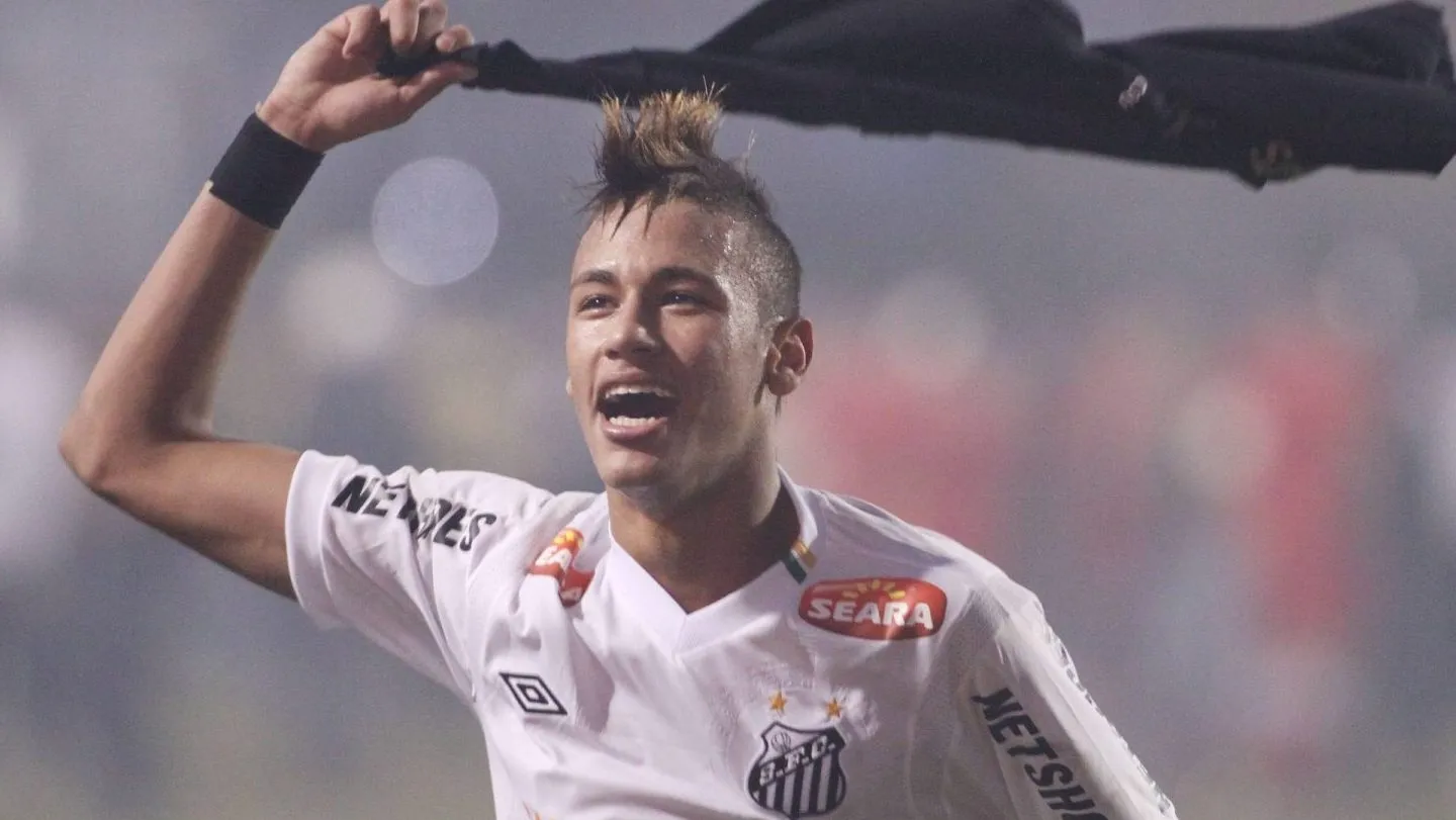 Neymar of Santos.
