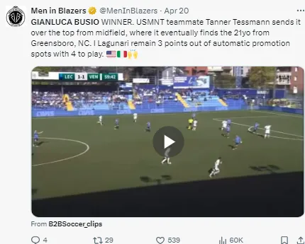 Promotion to Serie A is in the balance