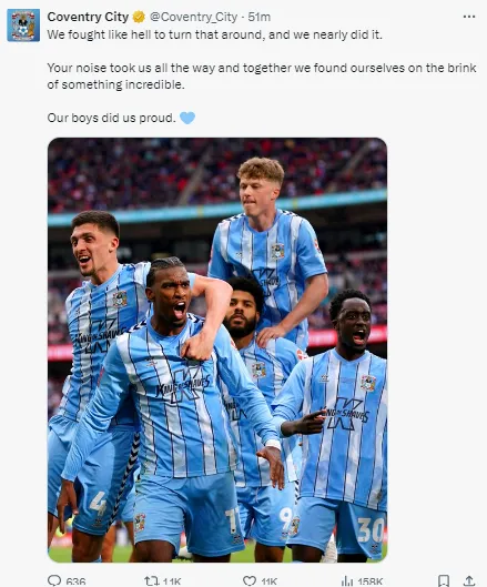 Coventry City almost pulled off the impossible