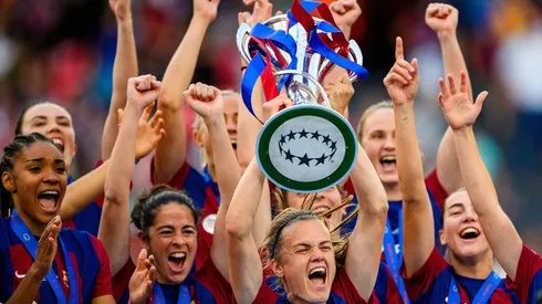 Messi shows his Barca passion after women's historic quadruple