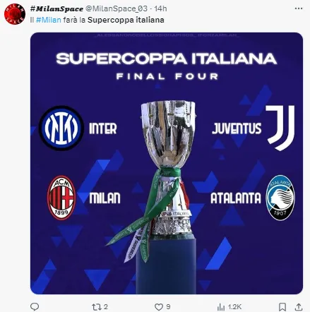 The “Final Four” for the Suppercoppa