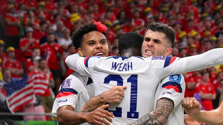Weston Mckennie, Tim Weah, and Christian Pulisic
