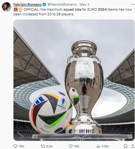 The squad change will be gladly received