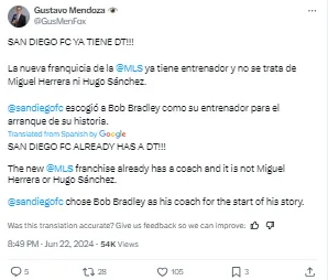 Confirmation that San Diego have appointed their first coach.