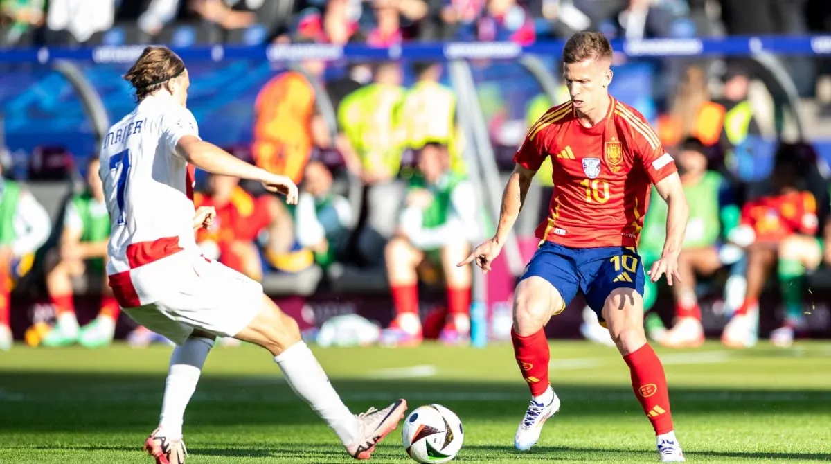 There is competition for Dani Olmo’s signature