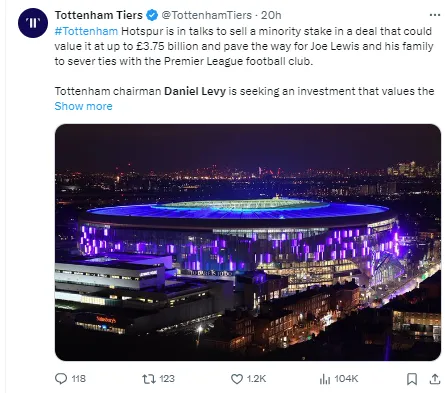 There are reported to be a number of potential investors.