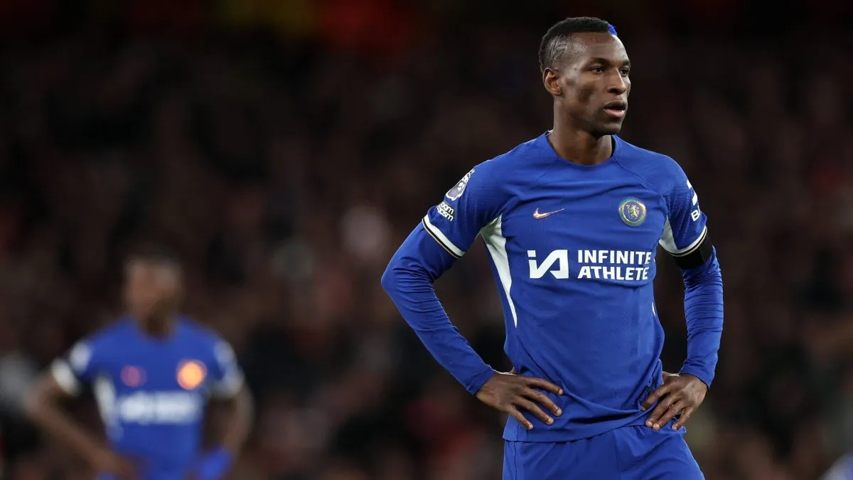 Chelsea striker Nicolas Jackson.