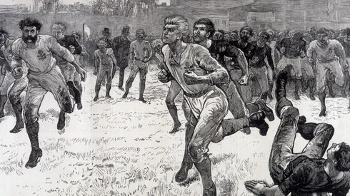 When did England, Wales, and Scotland play their first soccer games?