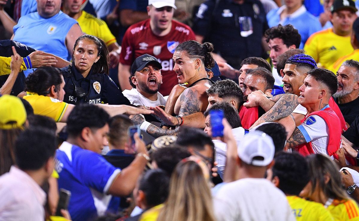 Darwin Nunez hit with five-game ban for fight with Colombian fans