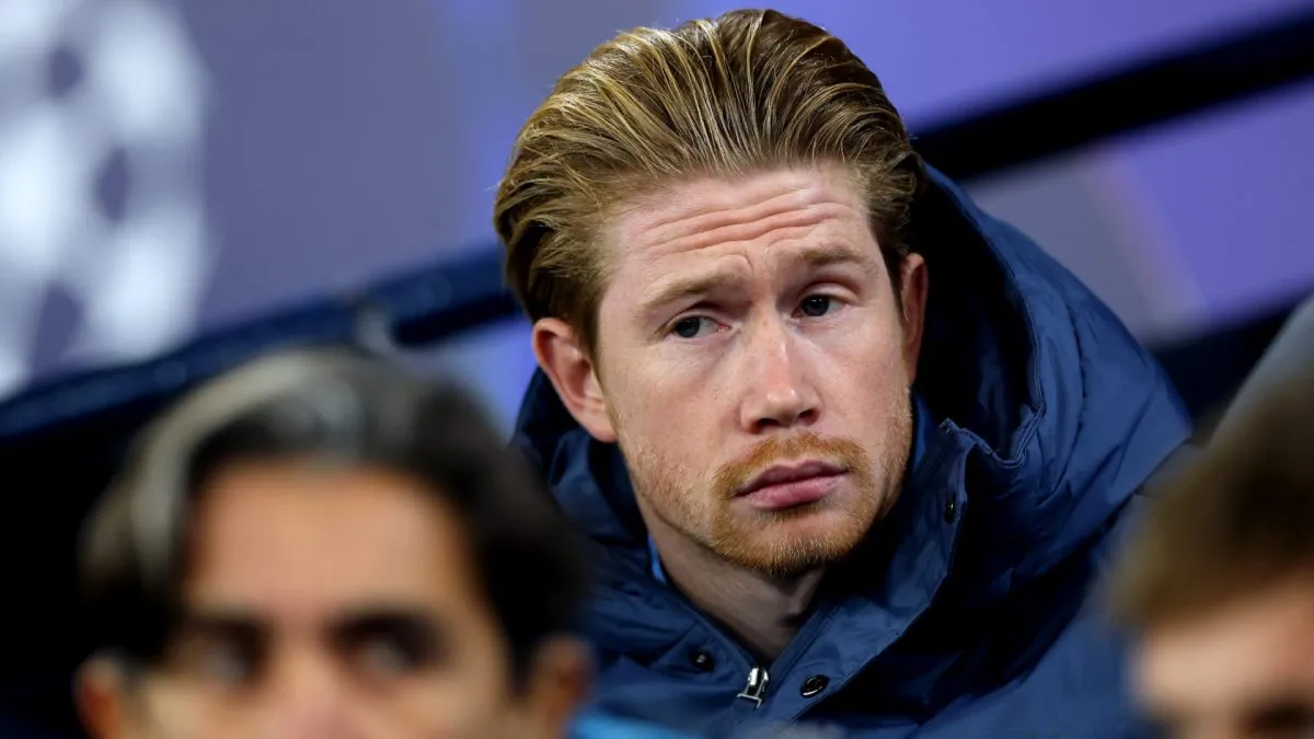 de bruyne city bench