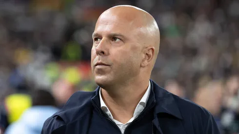 Liverpool manager Arne Slot during the Champions League match between Liverpool and Real Madrid at Anfield, Liverpool, England on 27 November 2024.