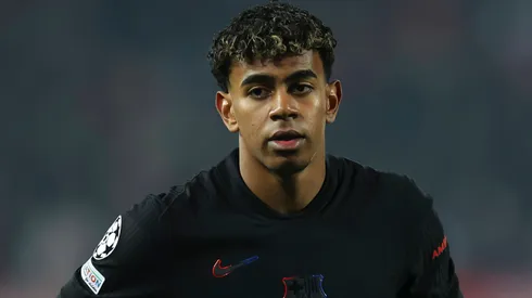 Lamine Yamal of Barcelona during the UEFA Champions League match Season 2024 2025 match between Crvena Zvezda and FC Barcelona at stadium Rajko Mitic on November 06, 2024 in Belgrade, Serbia.