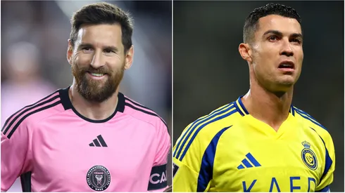 Lionel Messi (left) and Cristiano Ronaldo (right)