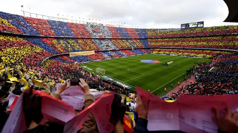 A general view of the stadium prior to the La Liga match between FC Barcelona and Real Madrid CF at Camp Nou on December 3, 2016 in Barcelona, Spain.