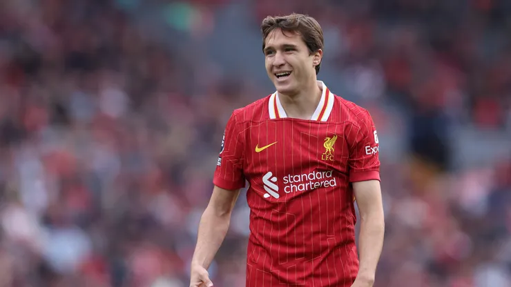 Liverpool winger Federico Chiesa.