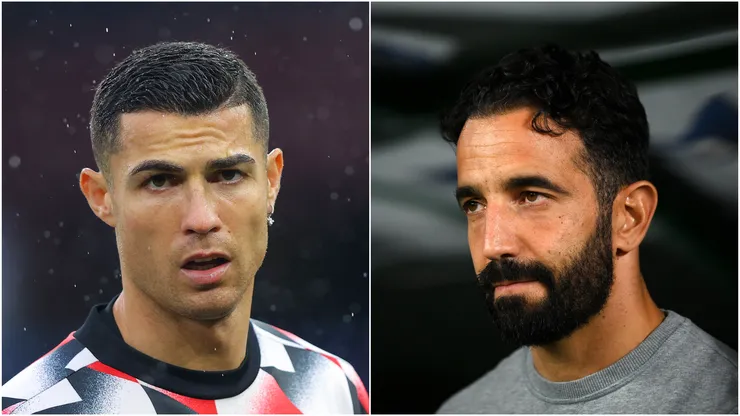Cristiano Ronaldo (left) and Ruben Amorim (right)