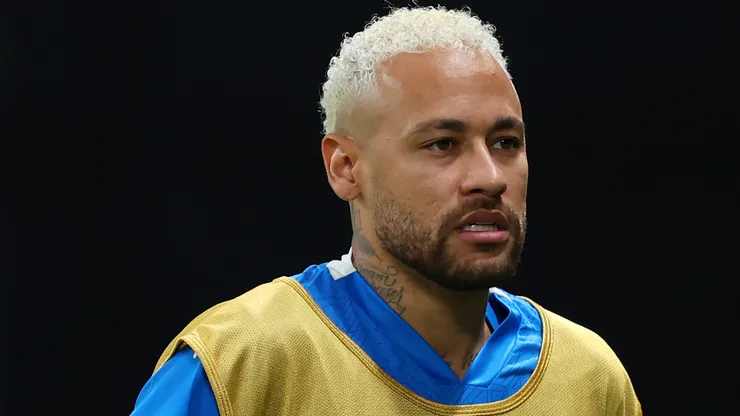 Neymar of Al-Hilal looks on during the AFC Champions League Elite match between Al-Hilal and Esteghlal at Kingdom Arena on November 04, 2024 in Riyadh, Saudi Arabia.