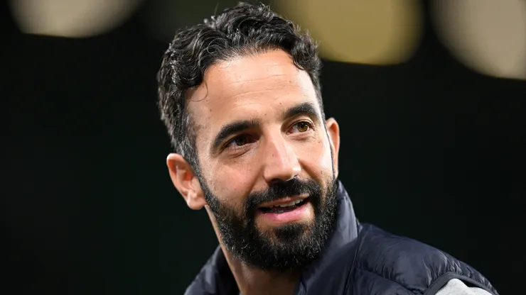 Ruben Amorim, Head Coach of Sporting CP, looks on prior to the UEFA Champions League 2024/25 League Phase MD4 match between Sporting Clube de Portugal and Manchester City at Estadio Jose Alvalade on November 05, 2024 in Lisbon, Portugal.