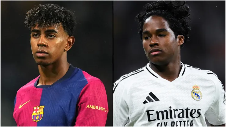 Lamine Yamal (left) and Endrick (right)