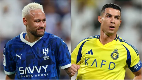 Neymar (left) and Cristiano Ronaldo (right)