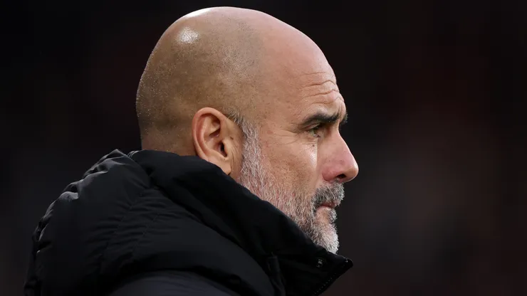 Manchester City Manager Pep Guardiola during the Premier League match between AFC Bournemouth and Manchester City FC at Vitality Stadium on November 02, 2024 in Bournemouth, England.
