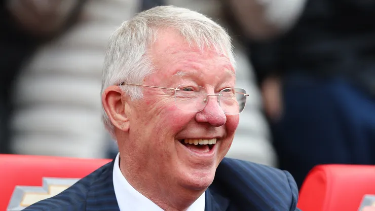 Sir Alex Ferguson, manager of Manchester United '99 Legends looks on during the Manchester United '99 Legends and FC Bayern Legends match at Old Trafford on May 26, 2019 in Manchester, England.