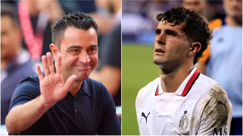 Xavi Hernandez (left) and Christian Pulisic (right)