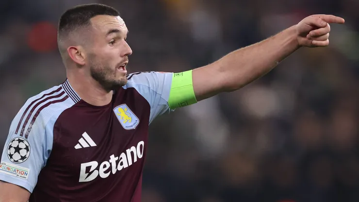 McGinn of Aston Villa reacts during a UEFA Champions League game.