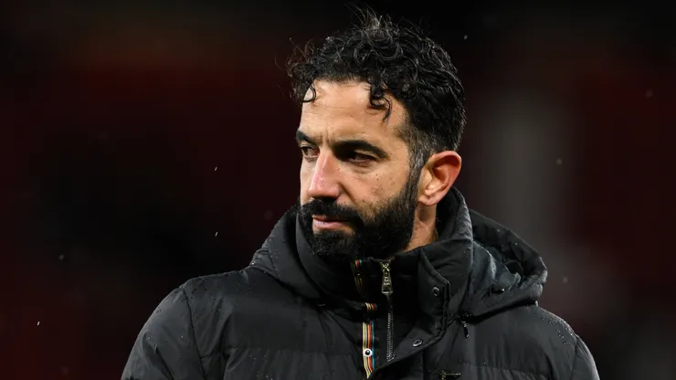 Ruben Amorim Manager of Manchester United reacts to his team s loss after the Premier League match Manchester United vs Nottingham Forest at Old Trafford, Manchester.