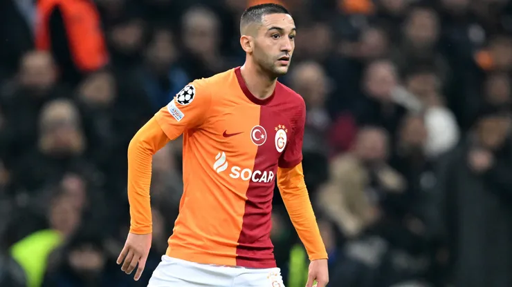 Hakim Ziyech of Galatasaray during a match.