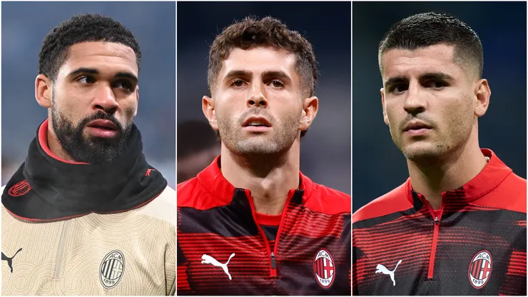 Ruben Loftus-Cheek (left), Christian Pulisic (center), and Alvaro Morata (right)