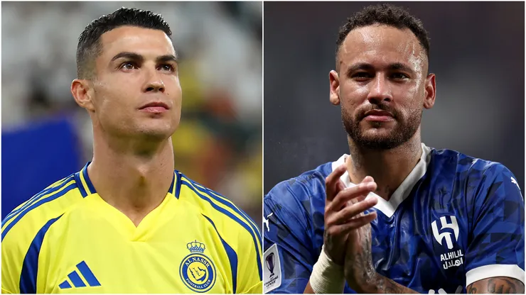 Cristiano Ronaldo (left) and Neymar (right)