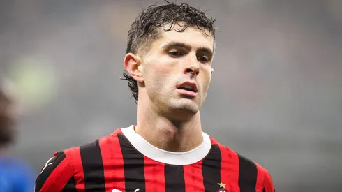Christian Pulisic of AC Milan during the Serie A match between AC Milan and Empoli FC at San Siro Stadium on November 30, 2024 in Milan, Italy.