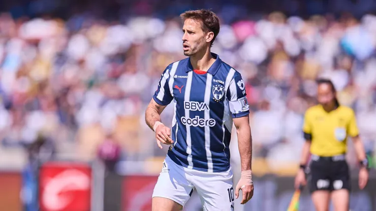 Sergio Canales of Monterrey during the Quarter final second leg match between Pumas UNAM and Monterrey.