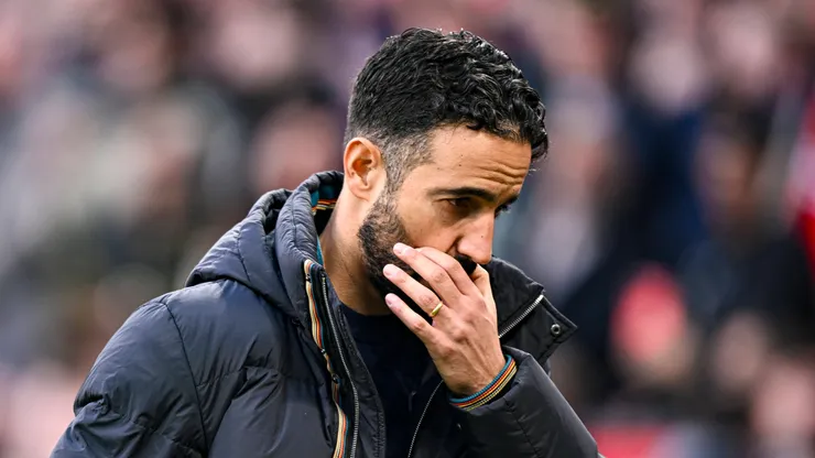 Man. United Head Coach Ruben Amorim during the Premier League 2024 25 Matchweek 13 match between Manchester United, ManU FC and Everton FC at Old Trafford on December 01, 2024 in Manchester, England.