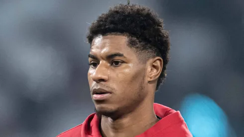 Marcus Rashford during UEFA Europa league match, Viktoria Pilsen - Manchester United.