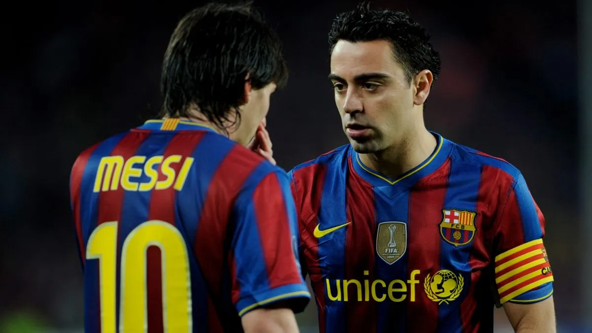 messi xavi hernandez