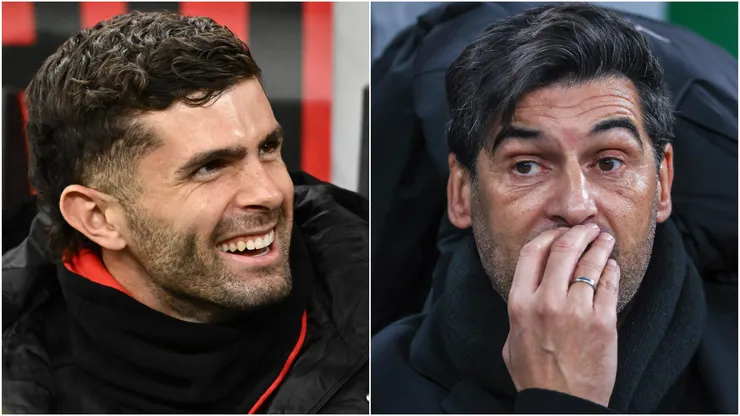 Christian Pulisic (left) and Paulo Fonseca (right)