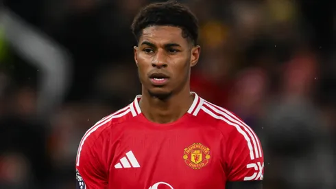 Marcus Rashford of Manchester United during the Premier League match Manchester United vs Nottingham Forest at Old Trafford, Manchester, United Kingdom, 7th December 2024.