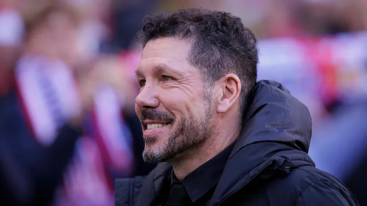 Head coach of Atletico de Madrid Diego Pablo Simeone during the La Liga 2024 25 match between Atletico de Madrid and Getafe at Riyadh Air Metropolitano Stadium.