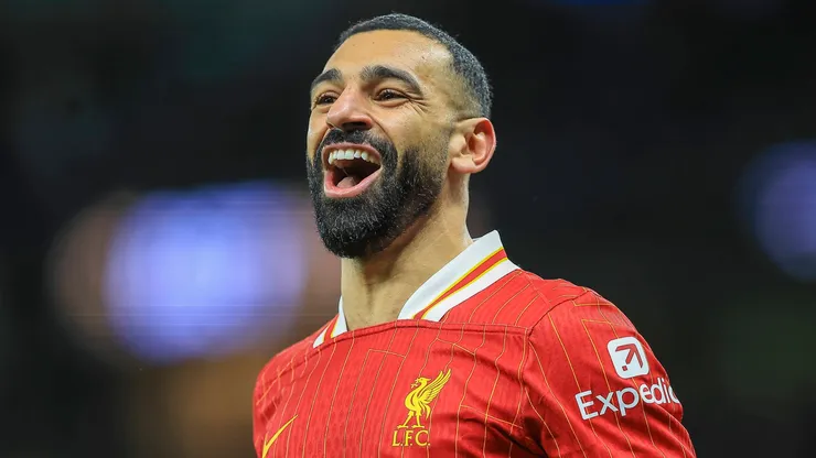 Liverpool Forward Mohamed Salah (11) makes it 1-5 during the Premier League match between Tottenham Hotspur and Liverpool at Tottenham Hotspur Stadium, London, United Kingdom on 22 December 2024.