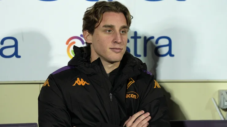 Fiorentina’s Edoardo Bove looks on during the Serie A 2024 2025 match between Fiorentina and Udinese – Serie A at Artemio Franchi Stadium – Soccer – Florence, Italy – Monday December 23, 2024.