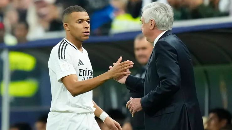 Spanish La Liga EA Sports soccer match Real Madrid vs Sevilla at Santiago Bernabeu Stadium in Madrid, Spain 22 December 2024.