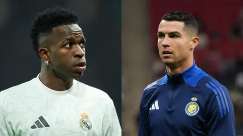 Vinicius Junior and Cristiano Ronaldo.