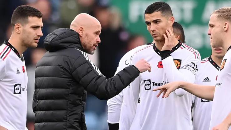 Cristiano Ronaldo and Erik ten Hag