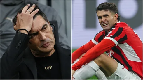 Paulo Fonseca (left) and Christian Pulisic (right)