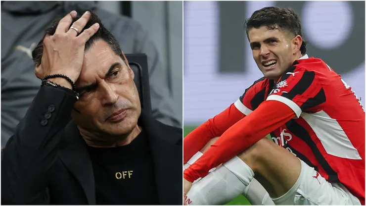 Paulo Fonseca (left) and Christian Pulisic (right)