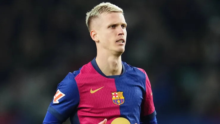 Dani Olmo of FC Barcelona during the La Liga EA Sports match between FC Barcelona and CD Leganes played at Lluis Companys Stadium on December 15, 2024 in Barcelona, Spain.