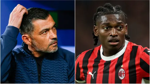 Sergio Conceicao (left) and Rafael Leao (right)