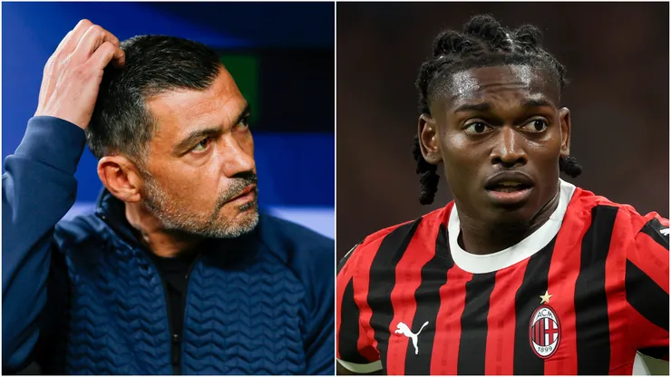 Sergio Conceicao (left) and Rafael Leao (right)